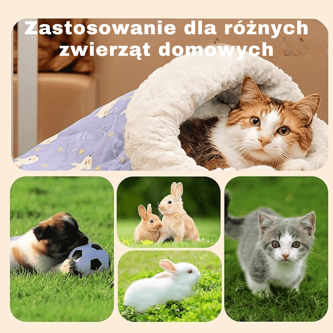 RoyalPurr™ – Luksusowy Śpiworek 360° dla Kota